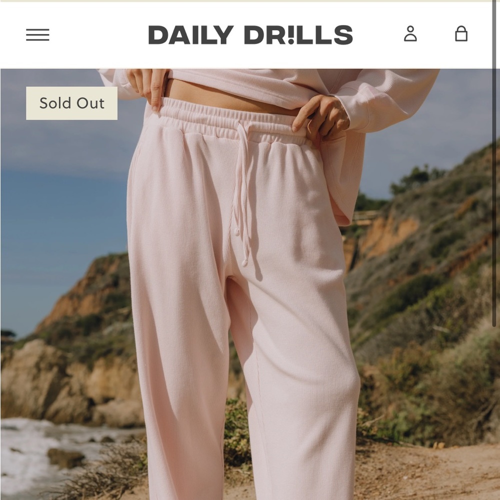 Daily Drills Thermal Resort Pants Cupid (NWT) (XS/S)